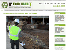 Tablet Screenshot of pro-biltmaui.net